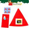3Pcs/Set Craft Kit Creative Cartoon New Christmas Hat Personality Non-woven Toys Handmade For Children High Quality