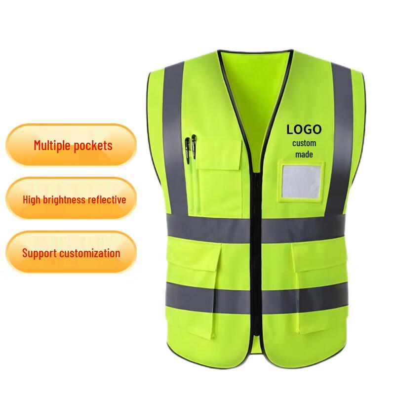 Multi-Pocket Reflective Safety Vest