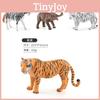 Realistisches PVC-Waldtier-Modellset mit Elefant, Tiger, Löwe für Kinder zum Lernen