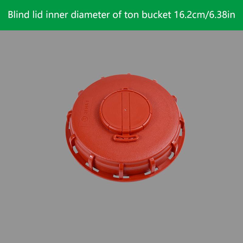 1 Pc Plastic IBC Lid For Water Liquid Storage Tank Fitting Red Black White Adaptor Cover Cap Compatible