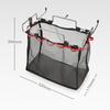 Storage Mesh Bag Portable PVC Plastic Rubber Expanding Space Wide Compatible Hanging Mesh Bag for