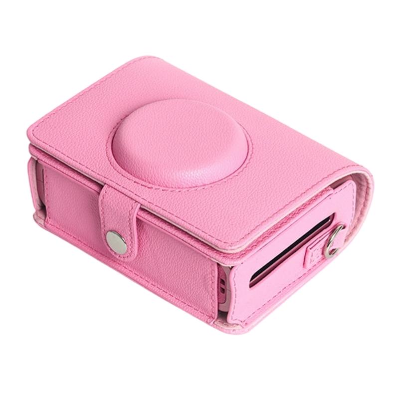 Stylish PU Leather Camera Bag for MiniEVO Camera Case Shoulder Bag with Soft AntiScratch Lining for Travel Photography