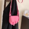 Fashionable 2023 Spring Candy Color Womens Mini Chic Trendy Saddle Bag
