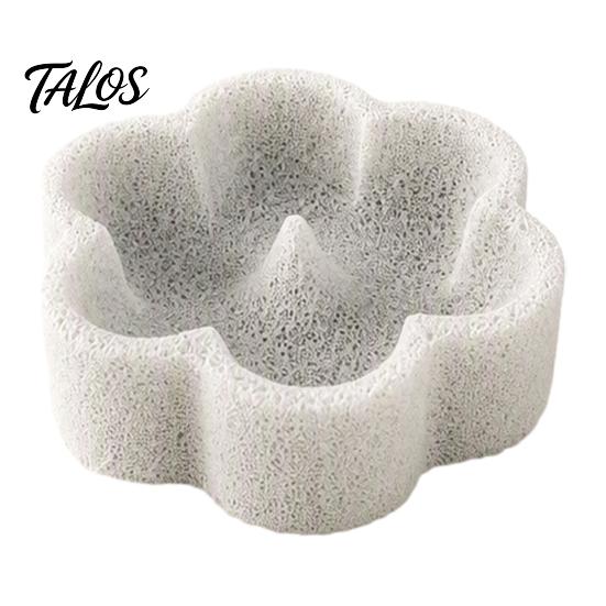 Outdoor Bird Feeding Station Pumice Stone Parrot Bowl, Spill Proof Water Easy Clean Bowl Food Dish, Cage Feeder for Cockatoo Cockatiel Conure Parakeet