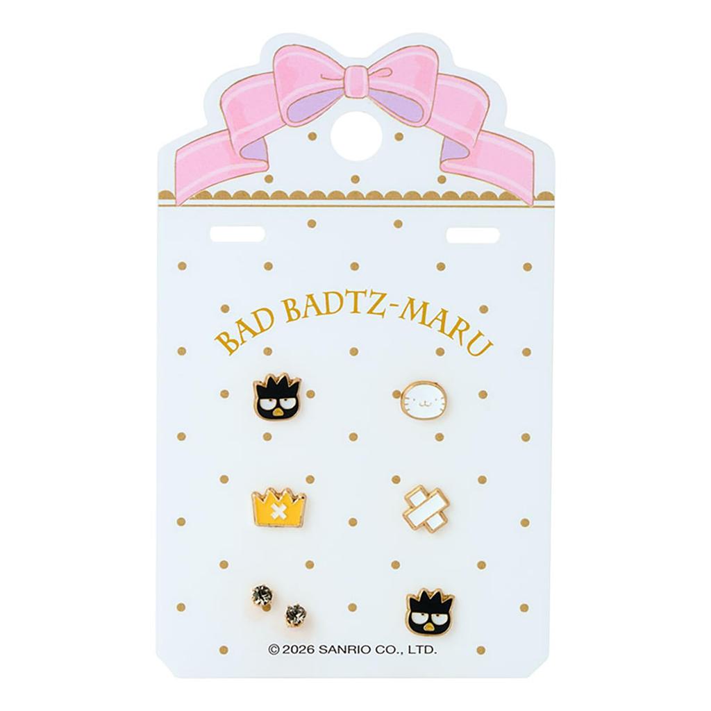 Sanrio Set of 7 Earrings 923648 (SANRIO) - Badtz-Maru