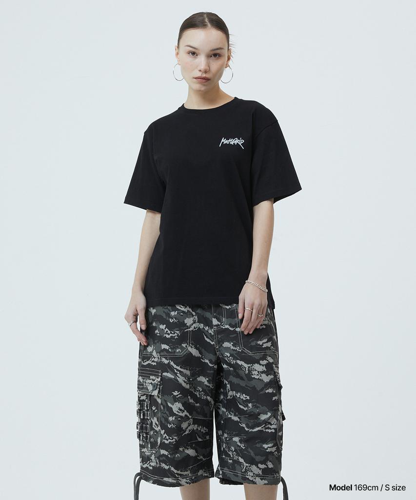MAHAGRID Record Graffiti Logo Tee Black(Mg2Gmmt518A)
