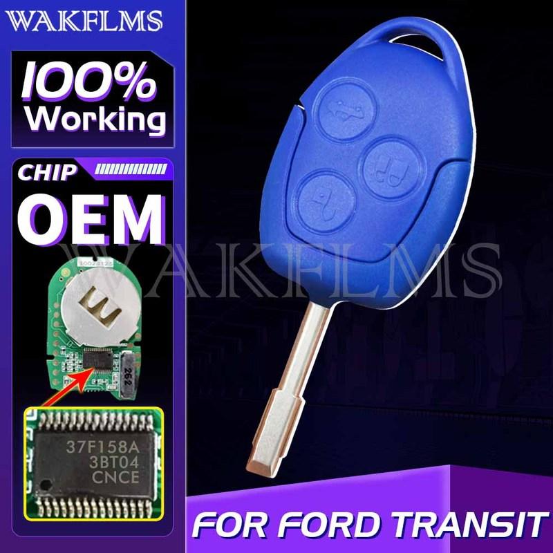 Для Ford Transit WM VM 2006 2007 2008 2009 2010 2011 2012 2013 2014 433 МГц Чип 4D63 Синий Дистанционный Ключ от Машины 6C1T15K601AG 6CIT15K601