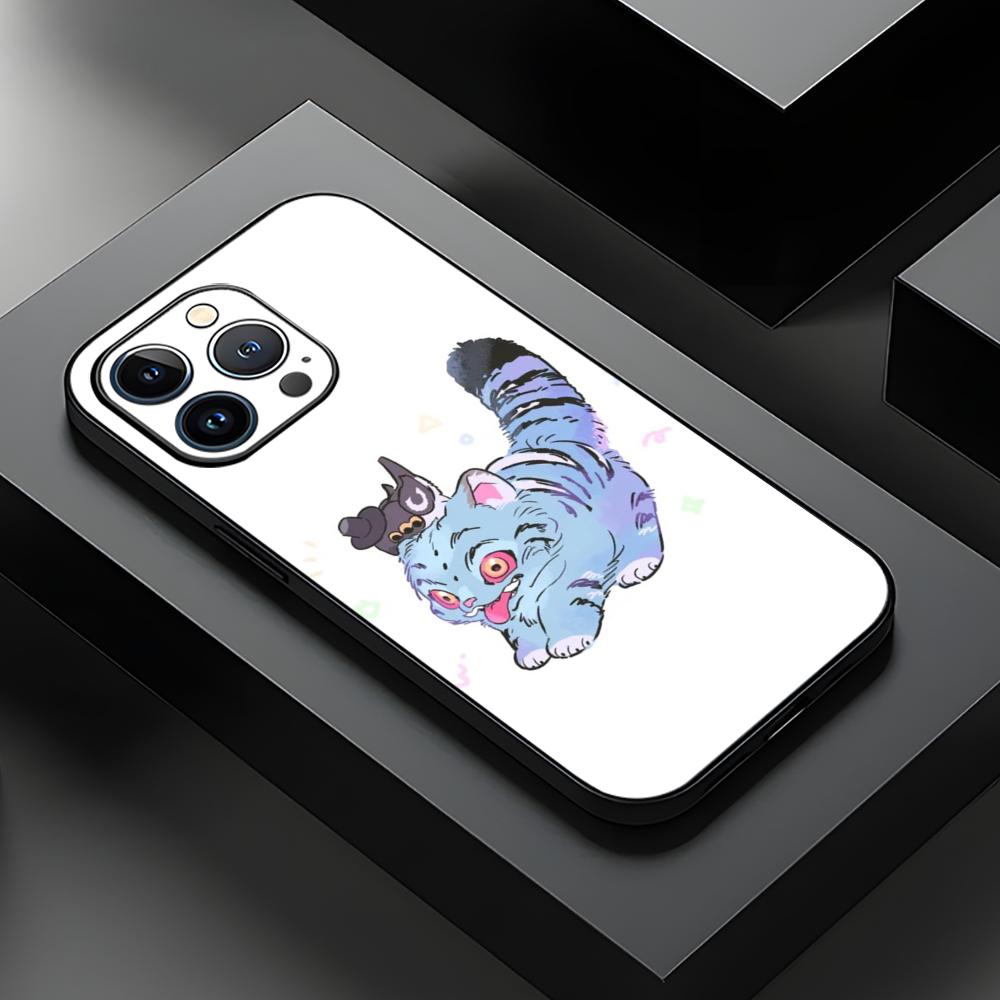KPop Lovci démonů Jinu Pouzdro na telefon pro iPhone 16 16e 15 14 13 12 11 XS XR Plus Mini Pro Max Měkký černý Nárazuvzdorný kryt