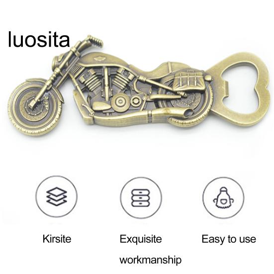 Kreative Nachahmung Retro Motorrad Flaschenöffner, Zinklegierung Bieröffner Geburtstag Weihnachten Festival Geschenk