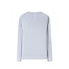 Anta Champion Outdoor Series Round Neck Solid Color Comfortable Breathable Versatile Long Sleeve T-Shirt Men Tops Sangma-Gray 152510415-1