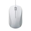 ELECOM Wired Mouse, Medium Size, 3 Buttons, USB Laser, White, RoHS Compliant, M-S2ULWHRS