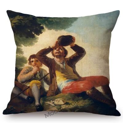 Francisco Goya Most Famous Art Painting Antique Christian Virgin Maria Sofa Throw Pillowcase Bible Store Cushion Cover Case