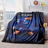Custom Name Ronaldo's Legacy Soccer Blanket bed sofa Blanket Flannel Blanket for Camping, Hiking, Picnic Essentials,gift for family and friends