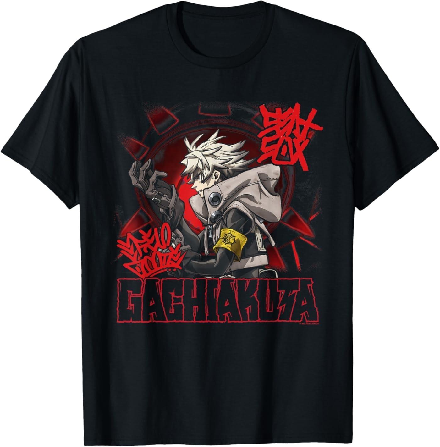 Rudo Graffiti with Eye Portrait and Logo Anime T-Shirt S разноцветный