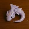 Lovely Dragon Ornament Lightweight Handmade Mini Dragon Sculpture Multi-Purpose Relief & Anxiety Companion Dragon for Home Decor