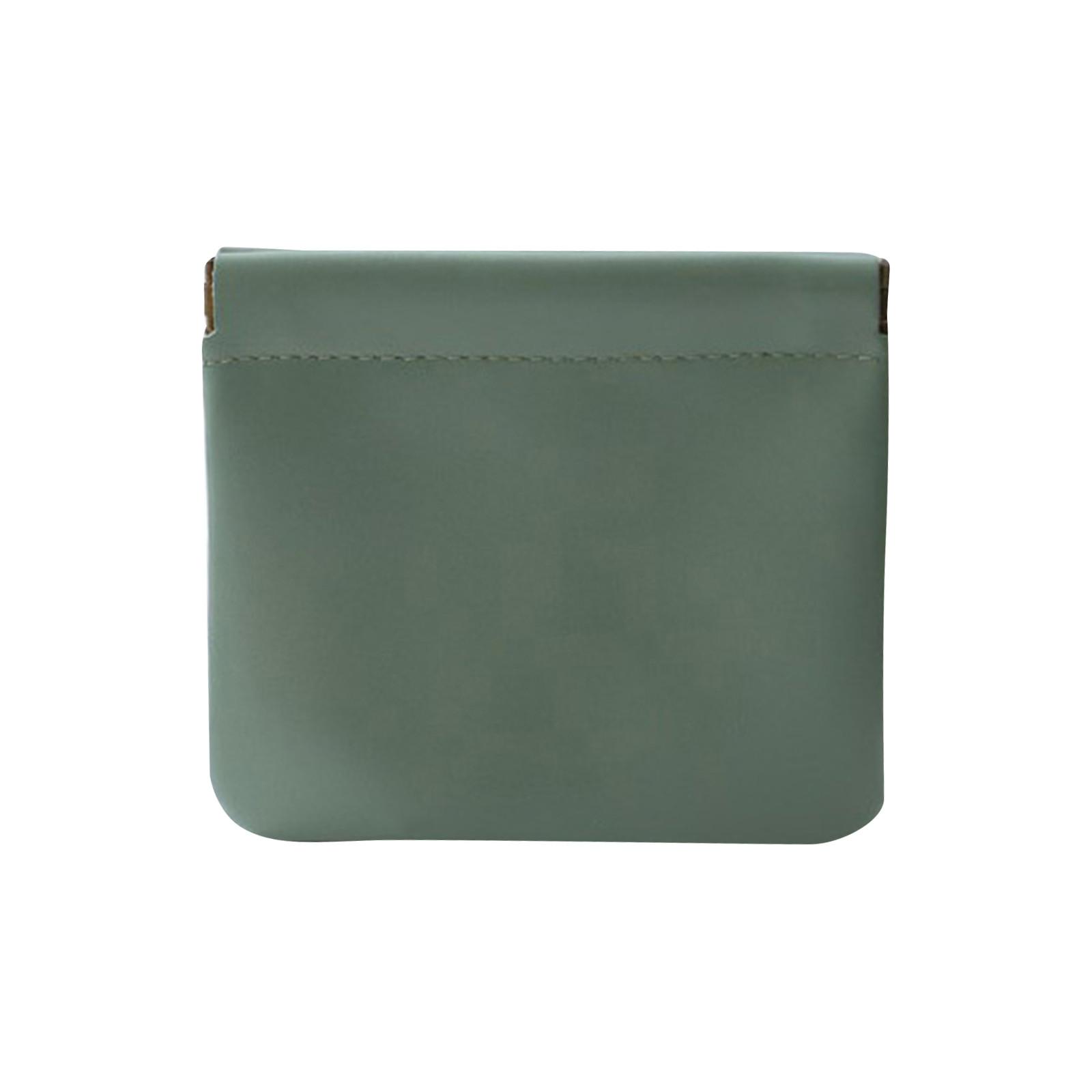 

Кожаная карманная косметичка для туалетных принадлежностей, водонепроницаемая дорожная косметичка One Size зелёный