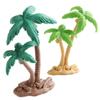 Exquisites Unique Mini Landscape Artificial Coconut Tree Model Trees Fake Miniature Trees Fairy Garden Landscape Scenery
