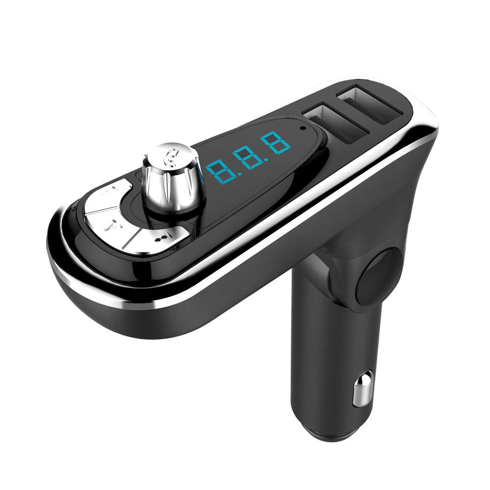 

Универсальный автомобильный комплект MP3-плеер FM-передатчик Bluetooth автомобильный FM-модулятор радио Беспроводное двухпортовое автомобильное зарядное устройство для iPhone