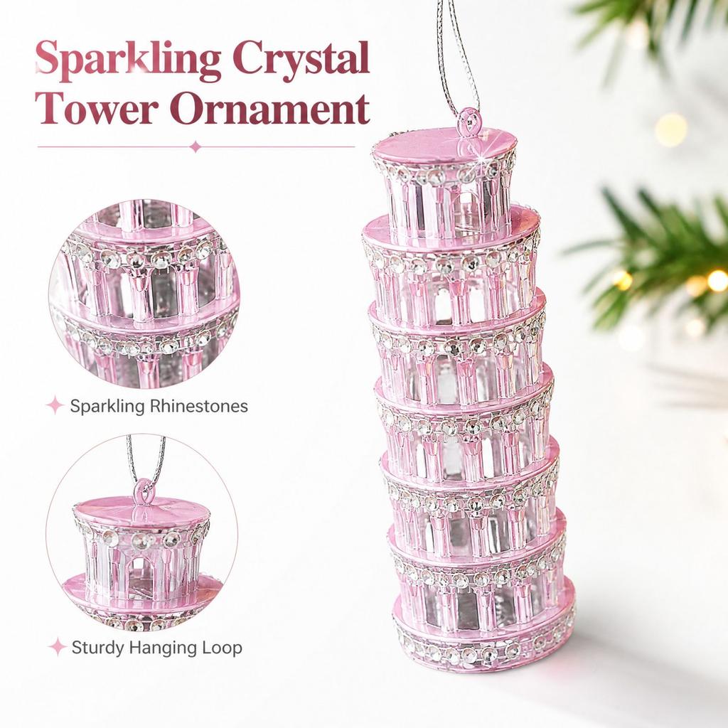 Christmas Plastic Bell Ornaments with Girl, High Heel, Snowman, Suitcase and Furry Earphone Charm Designs