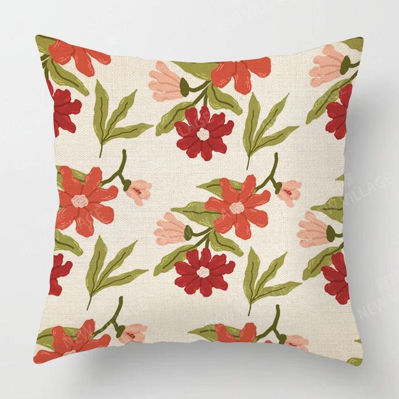 Heimdeko Bunte Blumenmuster Kissenbezüge Für Zuhause Muster Kissenbezug Geeignet Für Sofa Schlafzimmer Auto Kissenbezug