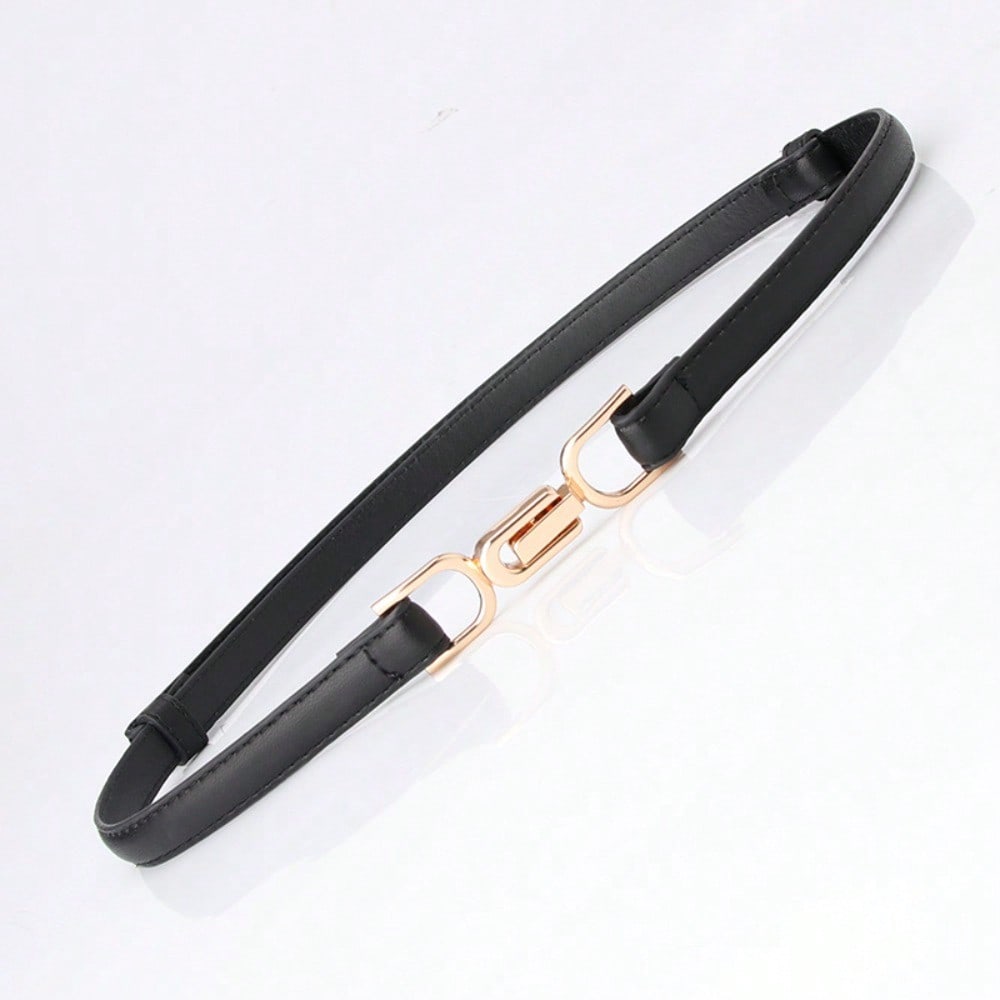 New Women's Button Adjustment Belt Stylish Elegant Dress Suit Decoration Small Belt Belt