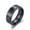 2026 Carbon Fiber Rings Men's Hipster Fashion Jewelry Accessories