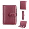 Pu Material Slim Wallet With Card Holder And Coin Pocket For Daily Use
