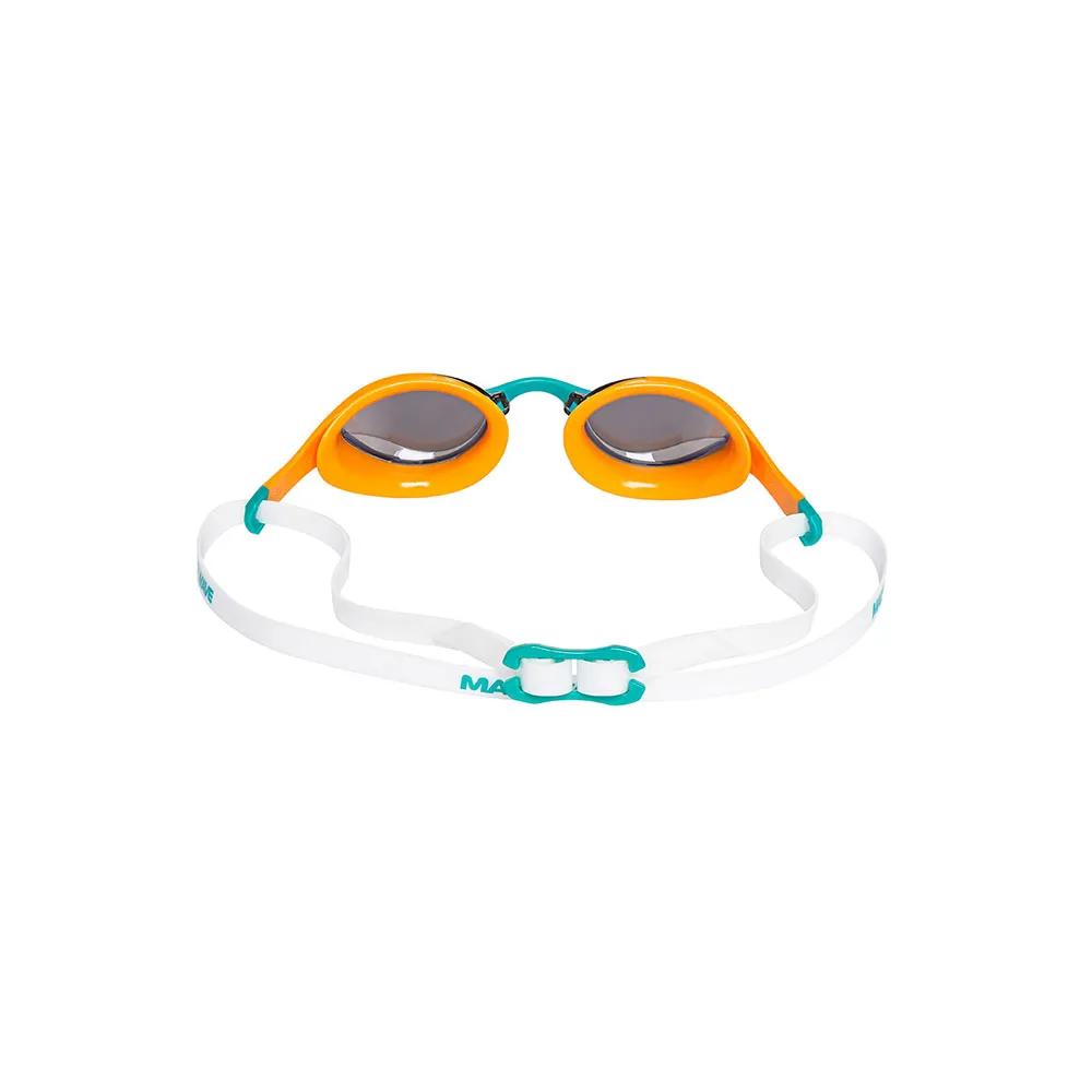 Madwave Plastic Swimming Goggles with Mirror Coating Alien Mirrow