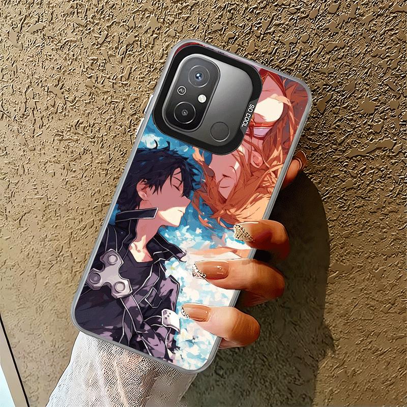Sword Art Online Anime Shockproof Phone Case for Xiaomi Poco X7 X6 X5 X3 Pro F7 Ultra M8 Redmi 15C 15 14C 13C 12C 10C 13 12 10
