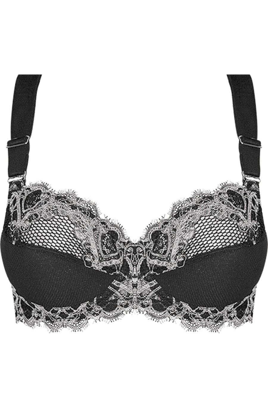 

Бюстгальтер з ущільненої чашкою V.I.P.A (70289) 70D прозорий колір чорний