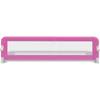 Vidaxl Baby Bed Rails, 2 Pcs, Pink, 150X42 Cm