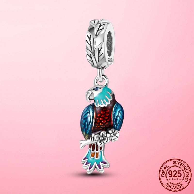 HOT SALE 925 Silver Sparkling Family Tree Dangle Charms Beads Fit Original Women Bracelet Pendant Necklace  Jewelry