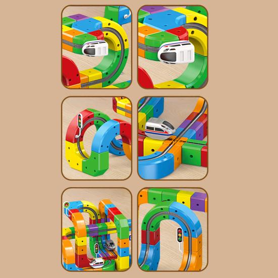 1/2Pcs Electric Train Toy Replacement USB Rechargeable Kids Simulation Locomotive Toy Toddlers Boys Girls Educational Track Train Head Toy