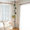 Tension Rack Pole Hanger Planter Stand Easy To Install Trays and 1 Hook Tension Model Patent Width 30 X Depth 30 X Height Flower Stand