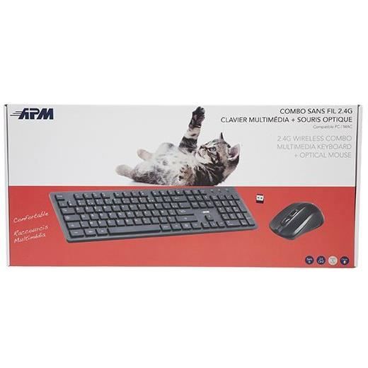 APM - COMBO SANS FIL : CLAVIER + SOURIS