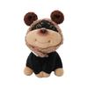 Plush Bee Dog Car Ornament - Cute Lying Doll for Console Display