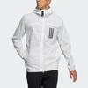 Adidas WND. Jacke mit karierter winddichter Kapuze Herren Oberbekleidung Weiß GL8686