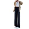 Women's 2024 Spring/Autumn Slimming Drape Pants - Narrow & Wide Leg, High-End Straight-Leg Suit Style