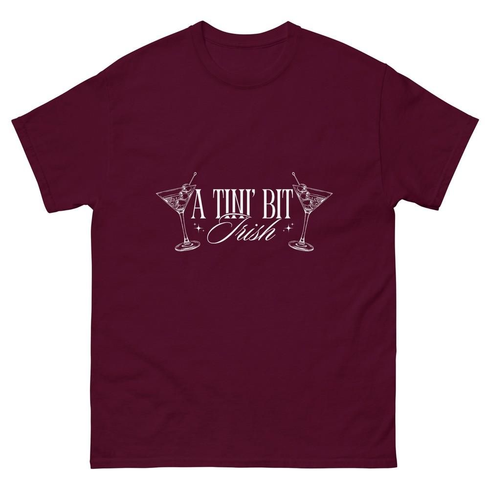 A Tini Bit Irish St Patricks Day Martini Cocktail Tshirt S