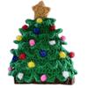 Knitted Christmas Tree Hat Keeping Warm Head Hat Decorations Supplies for Holiday Birthday New Year Party Decorations