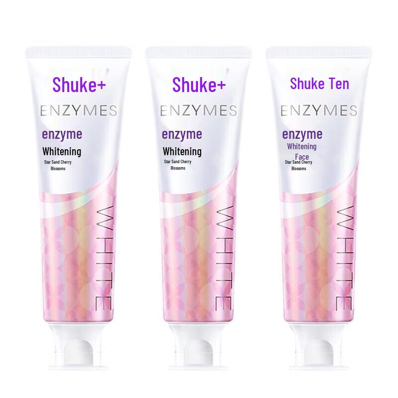 

Отбеливающая зубная паста Shuke+ с ферментами, серия «Цветок вишни»