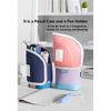 2-in-1 Retractable Pencil Bag Portable Student Pen Holder Stationery Storage Bag  School Supplies