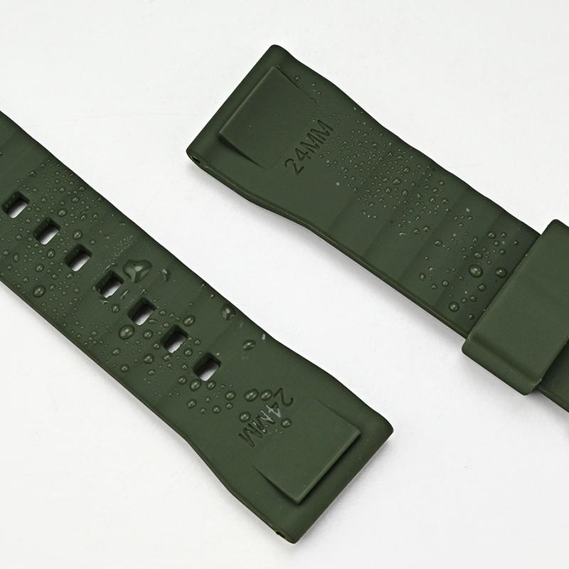 Cinturino in Silicone ad Alta Resistenza per Casio Serie PROTREK PRG-650Y/600 PRW-6600 GA-2000 Uomo Sportivo Impermeabile Cinturino Braccialetto 24mm