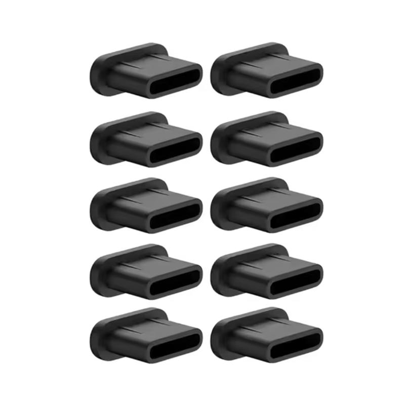5/10Pcs Silicone Dust Plugs Type C Charging Port Protector Stopper Cap Cover For Phone Anti-Dust Plug
