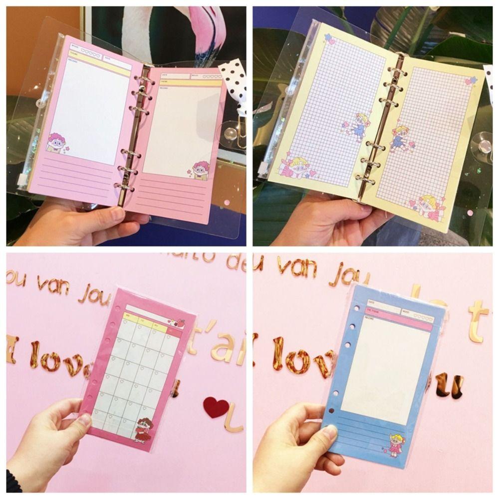 80 Sheets Loose Leaf Paper Refill 6 Holes Binder Inside Page Notebook Paper School Supplies