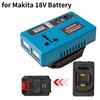 With LED Work Light Battery Power Inverter for Makita 18V Battery Battery Inverter Adapter
