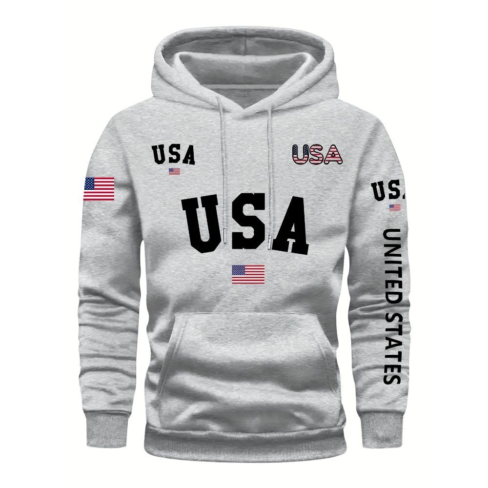 Men's Fashion Casual Hoodie Comfy Long Sleeve Pullover Hoodie Ideal For Daily And Outdoor Wear