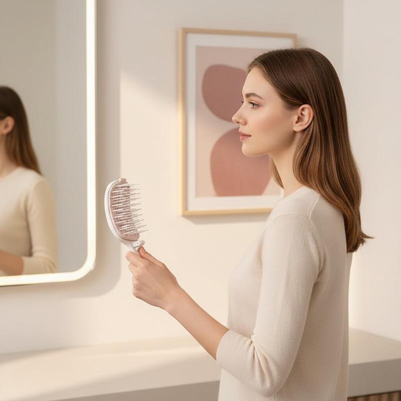 Anti Static Massage Comb Self Cleaning Hair Brush Cleaning Net Cover Hair Brush Salon Hair Massage Scalp Comb Air Cushion Brush