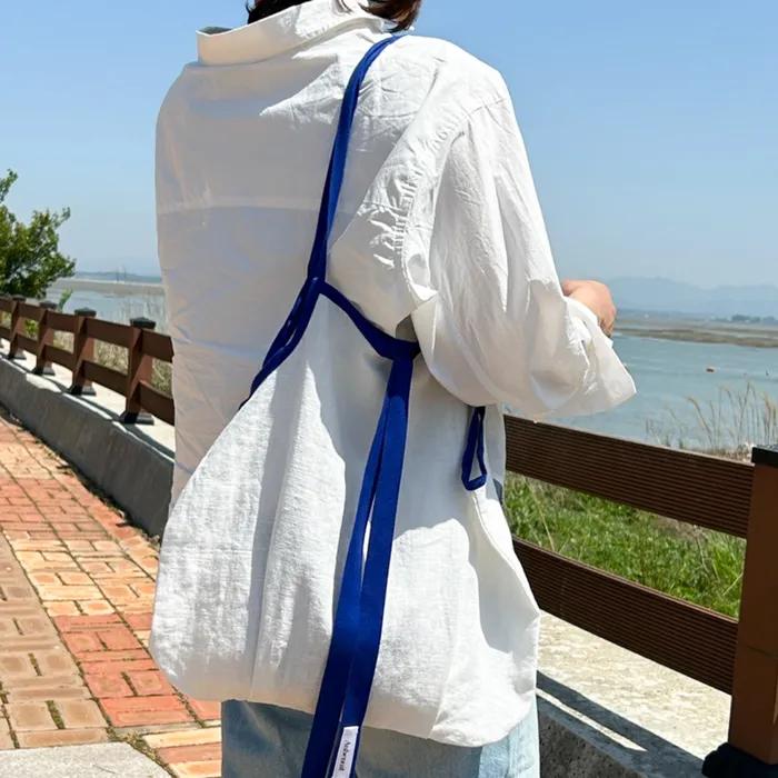 Obnuit Linen Bloom Bag_White