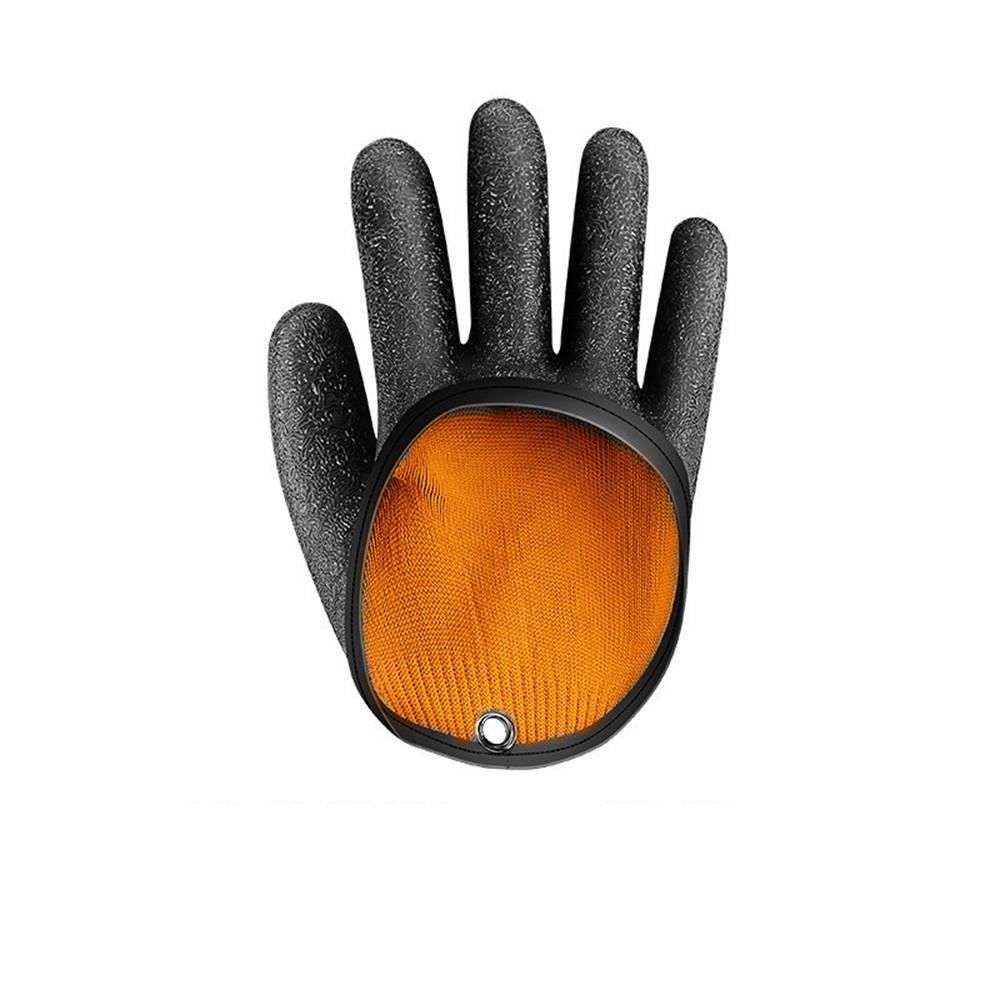 Anti-Slip, Anti-Puncture, Waterproof Fishing Gloves - Non-Stick Latex Grip for Handling Lures and Fish